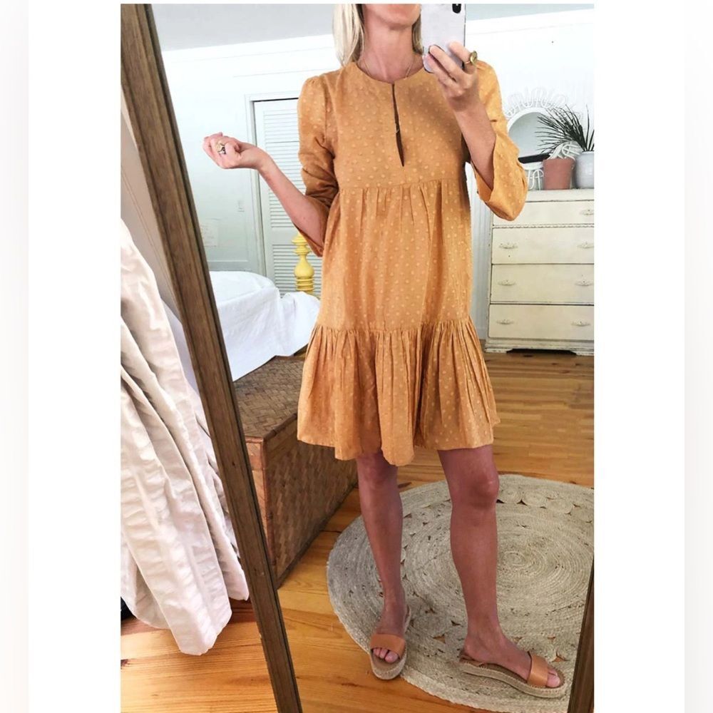 Emerson Fry Layla Dress Size M Honey organic cotton